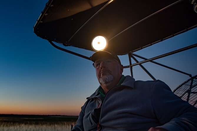 1-Hour Evening Airboat Ride - What Happens During the 1-Hour Night Ride (From First Light to Red Eyes)