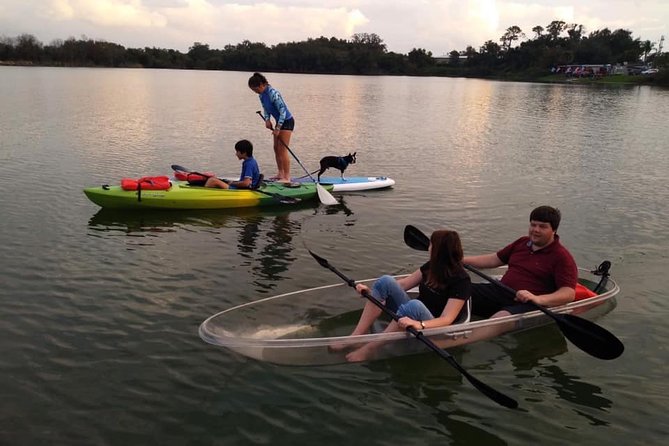 2-Hour Clear Kayak and Paddleboard(SUP) Rental in Orlando - Swimming at Your Pace: Freshwater Fun Without Rush