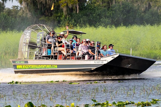 30-Minute Airboat Ride near Orlando - Where You Can Eat: Boggy Bottom BBQ and the Old Florida Break
