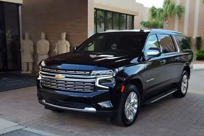 BLACK SUV MCO Airport Transportation To/From Lake Buena Vista - Black SUV comfort: why 2023 Suburban/GMC is a smart airport choice