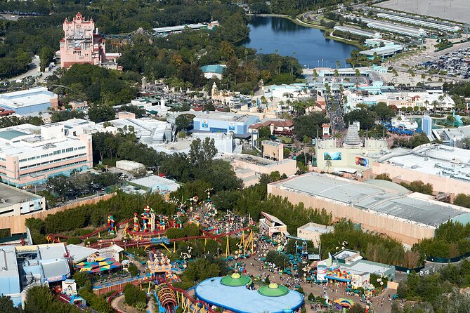 Day Flight 48 Miles Helicopter Tour over Theme Parks & Downtown - Icon Park and Orlando Eye: the “how big is it” moment