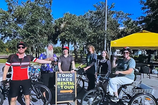 Epic 2-Hour Kissimmee E-Bike Adventure Awaits with Toho Bikes! - Stop 1: Kissimmee lakefront (about 2 miles south, cranes and a new 2024 bridge)
