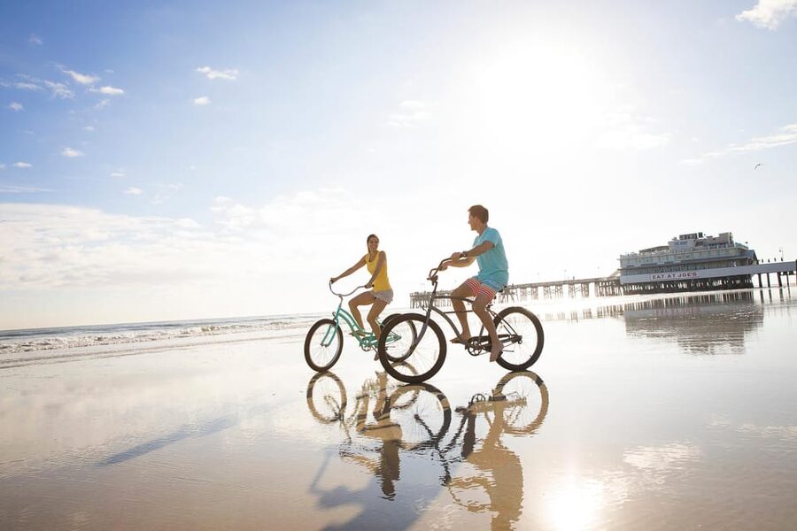 From Orlando: Daytona Beach with Hard Rock Resort & Pickup - On the Sand: Boardwalk, Pier, and 23 Miles of Atlantic Shoreline