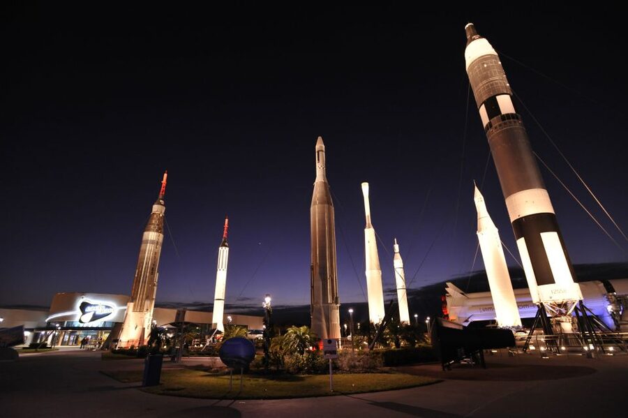 From Orlando: Kennedy Space Center Trip with Transport - Rocket Garden, Saturn V, and Touching Moon Rock