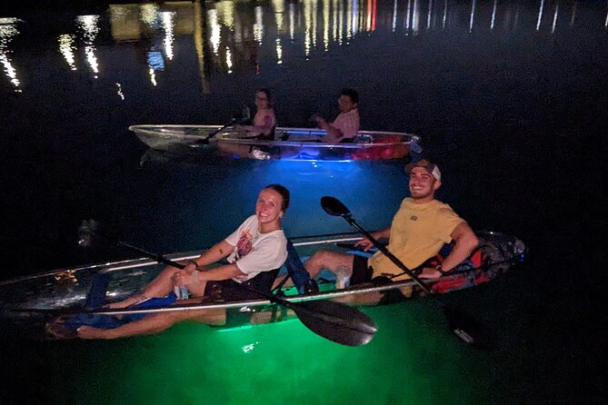 LED Glow in the Dark Clear Kayak or Paddleboard in Paradise - Clear kayak or paddleboard: choosing the right boat for your comfort
