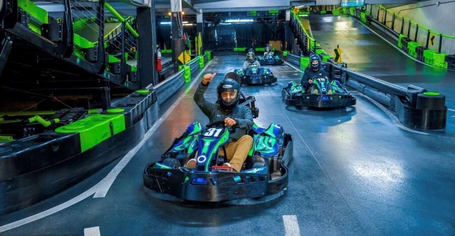 Orlando: Andretti Indoor Karting Attraction Ticket - Electric speed on hairpin turns and long straights