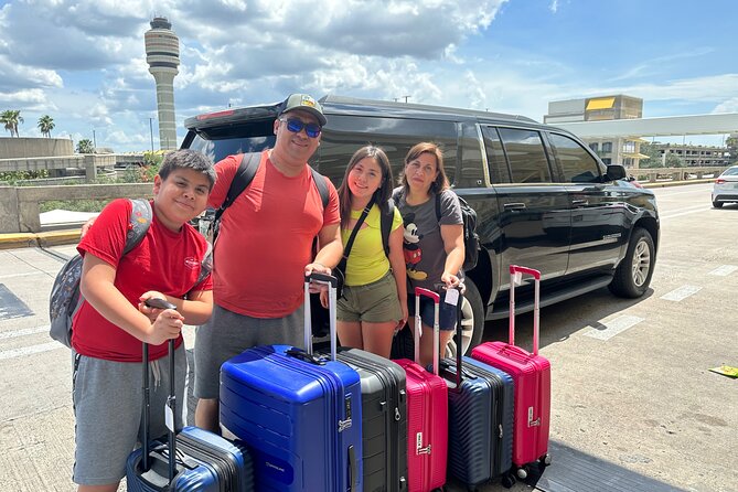 Orlando Chauffeur Transfer: MCO Airport/Hotels to Port Canaveral - Inside the car: A/C, WiFi, child seat, and multilingual ease