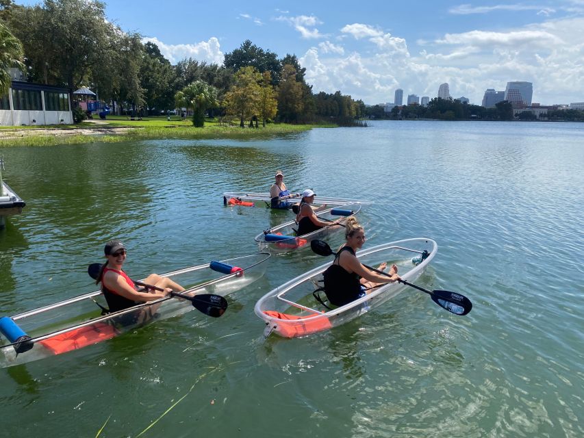 Orlando: Clear Kayak and Paddleboard 2-Hour Rental - Clear Kayak Magic on Lake Ivanhoe: The View You Can Read Through