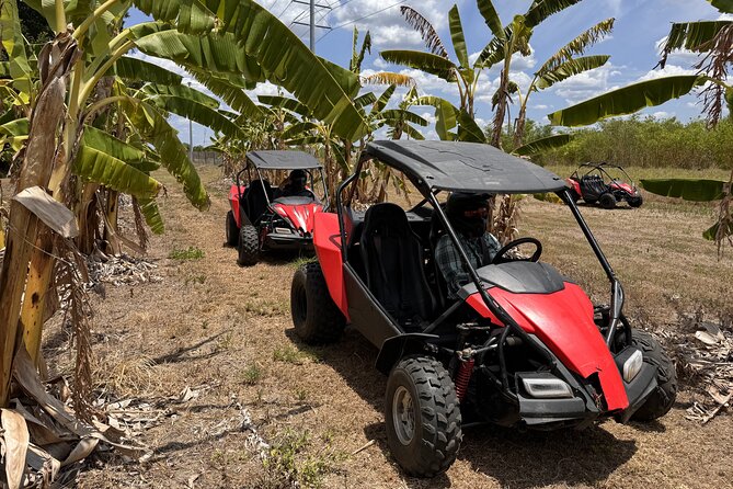 Orlando: Dune Buggy Tour - Meet the guides: Long, Treydon, and the shuttle driver Ivan