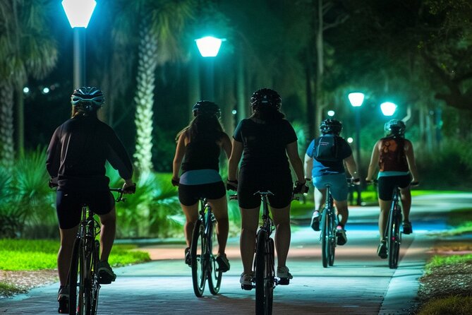 Orlando Night Bike Tour: A Fun Ride Thru the City’s Nightlife - Urban Trail to downtown: murals, the protected bike overpass, and a photo-friendly flow