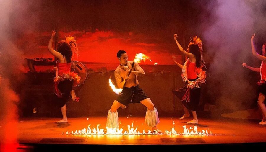 Orlando: Polynesian Fire Luau with Dinner and Live Show - The Lei Greeting Sets the Mood Faster Than You Expect