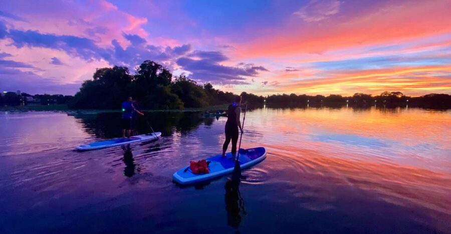 Orlando: Sunset Clear Kayak or Paddleboard in Paradise Tour - What you can bring: playlists, drinks, and small comfort wins
