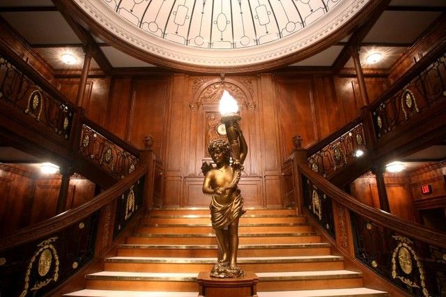 Orlando: Titanic Artifact Exhibition Ticket - Promenade Deck and the iceberg touch: the moment that makes everything solemn
