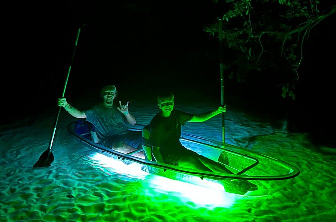 Rainbow Springs: Clear Kayak Sunset & Glow Tour - Exploring the Creek: Short Walk Moment After the Paddle