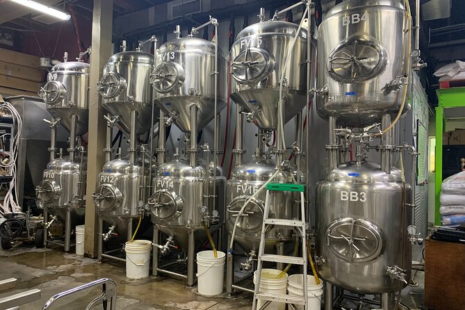 Sanford's Craft Beer and History Tour - Stop 2 at Sanford Brewing Company: a working brewery stop with local focus