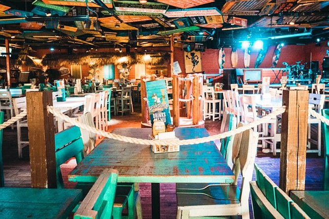 Señor Frogs Lunch / Dinner Package - The menu: starter, main choices, and churros