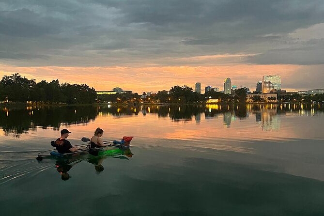 Sunset Clear Kayak or Paddleboard in Orlando - Getting Ready at Epic Paddle Adventures on N Orange Ave