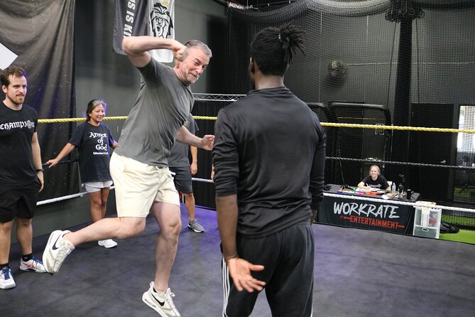 Ultimate Pro-Wrestling Group Activity: Real Wrestling Experience - Creating your wrestling character: gimmick, music, gear, and your name