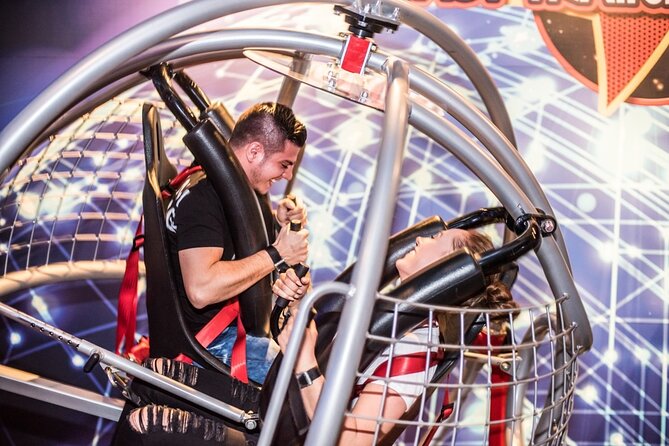 WonderWorks Orlando - The upside-down core: ropes course, 4D motion ride, and laser tag